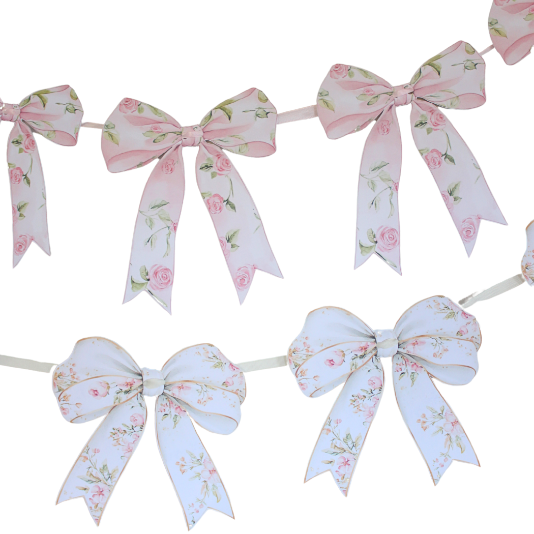 paper garland bow