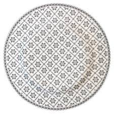 Pale Grey and white Plate | prettyhomestyle.