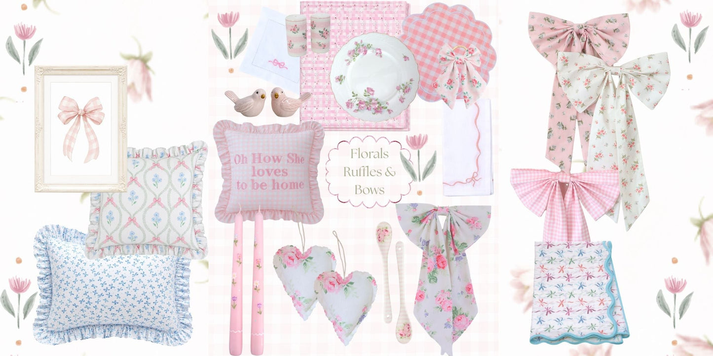 Florals, Ruffles & Bows: The Art of the Romantic Table