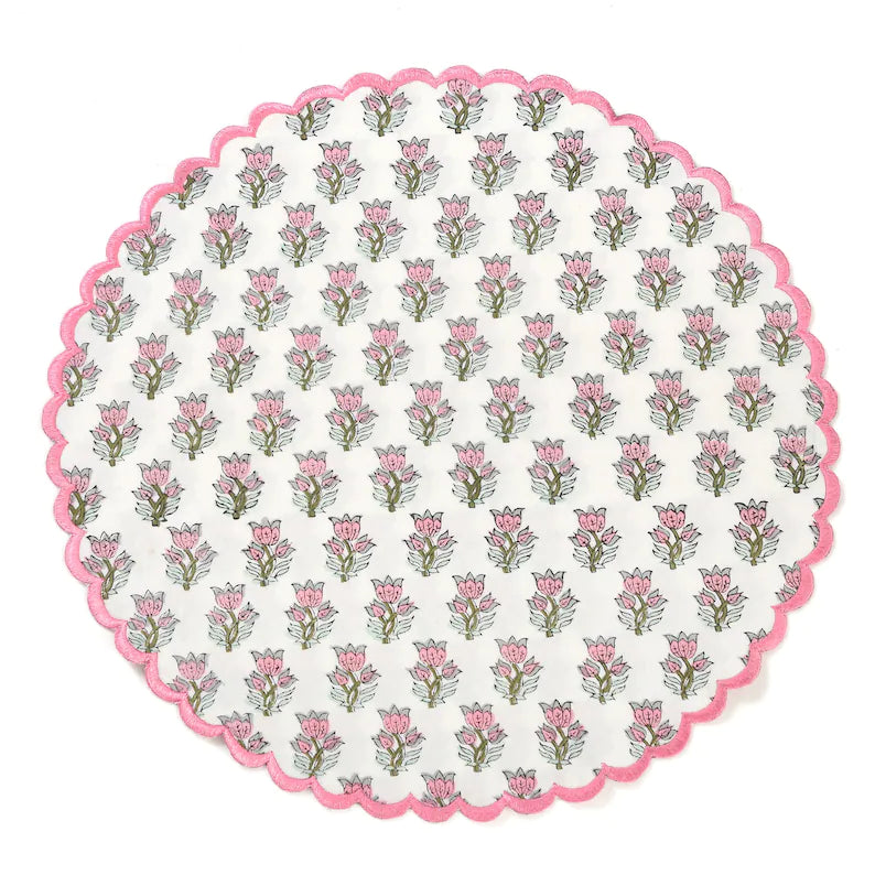 Tulip pink placemat